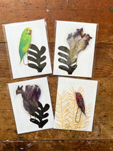 Load image into Gallery viewer, Laminated Pressed Flowers and Leaf Bookmarks set of four (4).