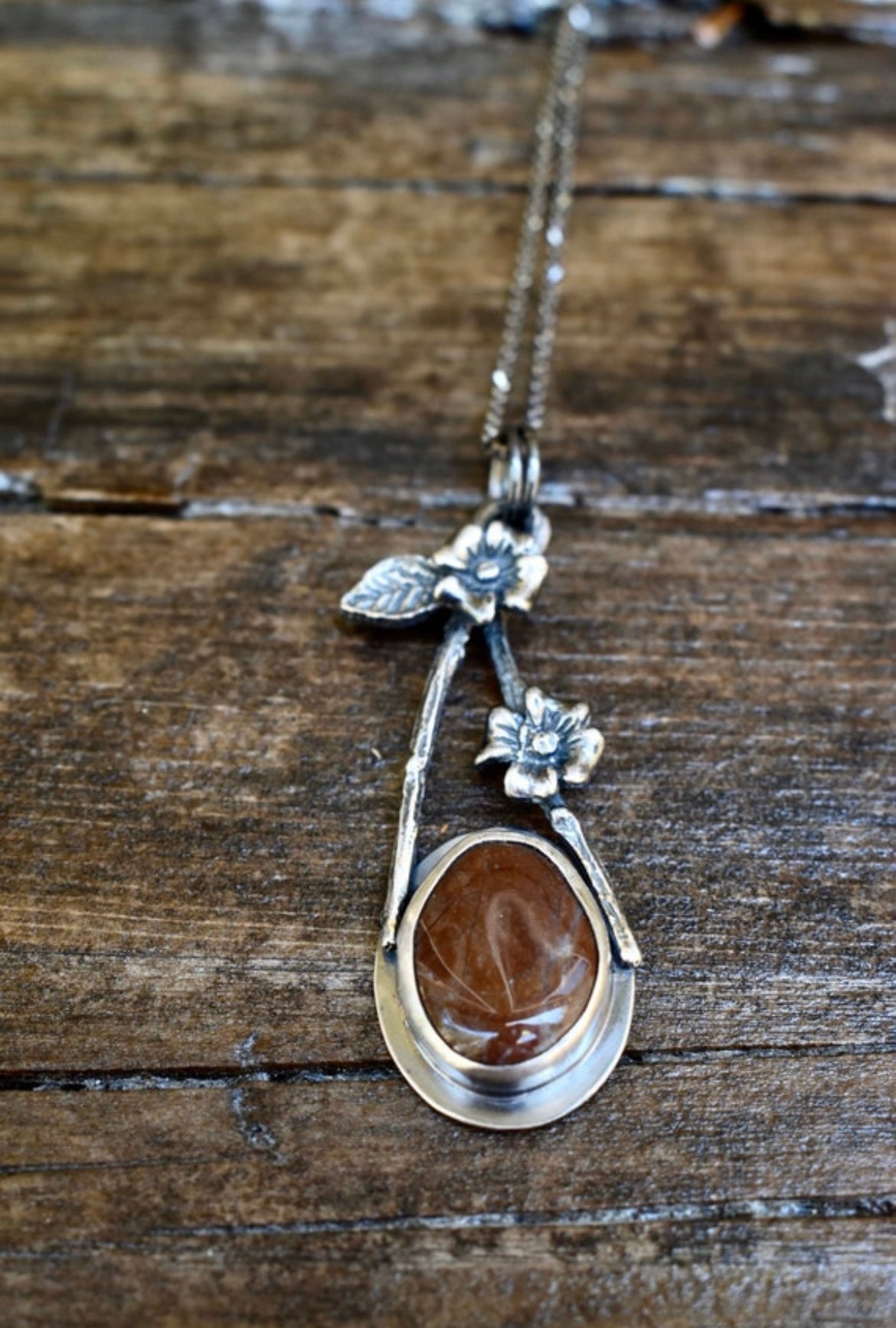 Modern deals silver locket