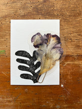 Load image into Gallery viewer, Laminated Pressed Flowers and Leaf Bookmarks set of four (4).
