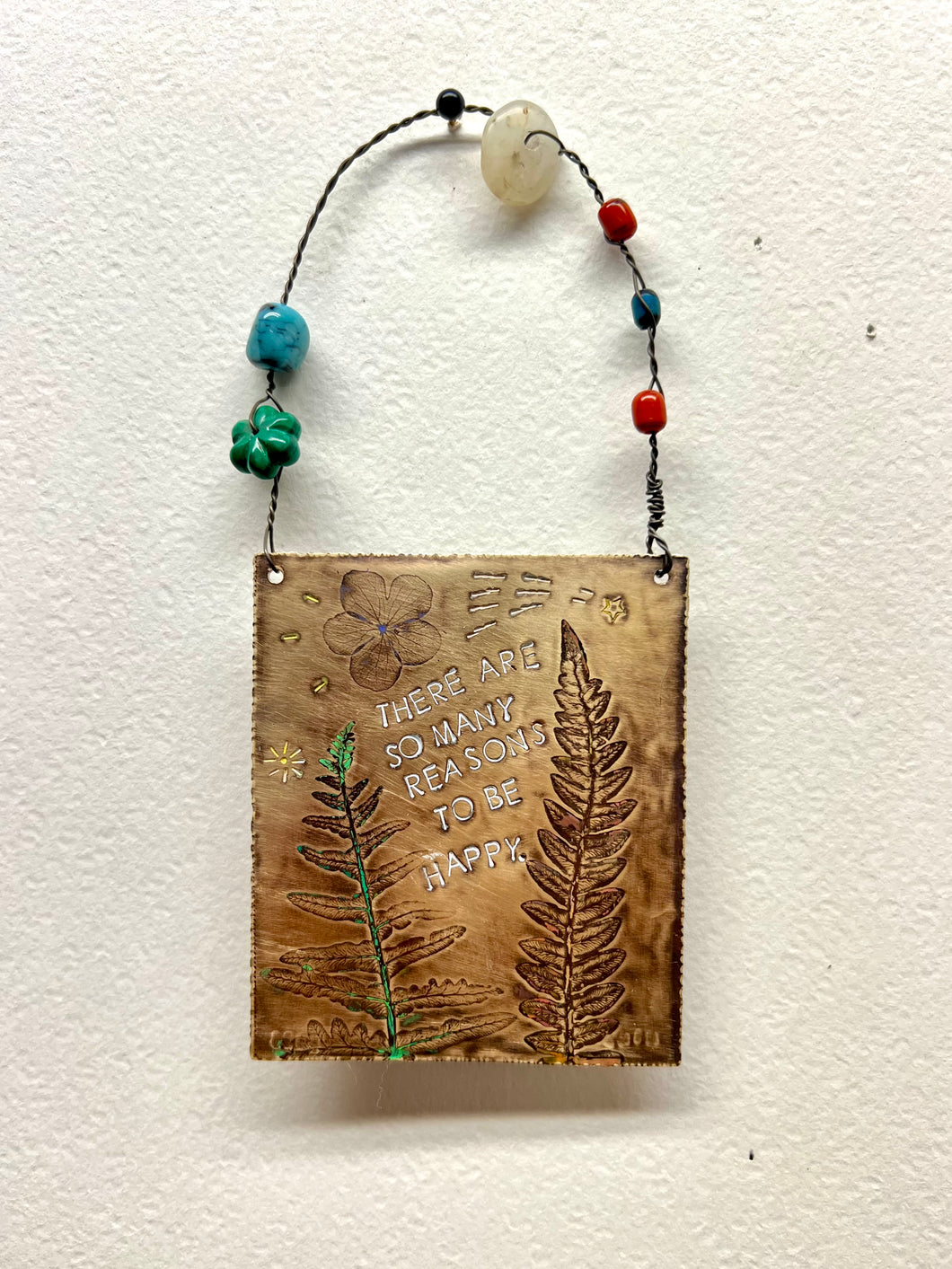 Wall hanging - There are so many reasons to be happy.