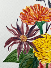 Load image into Gallery viewer, Original Flower Bouquet watercolor
